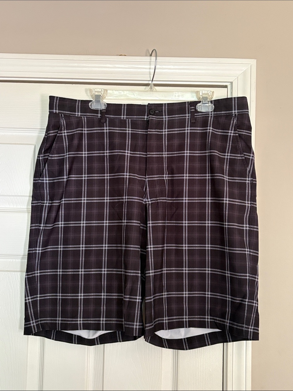 Kirkland Signature Black Plaid Men's Shorts
